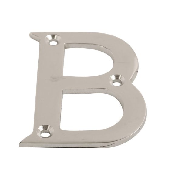 Letter B Chrome 75mm
