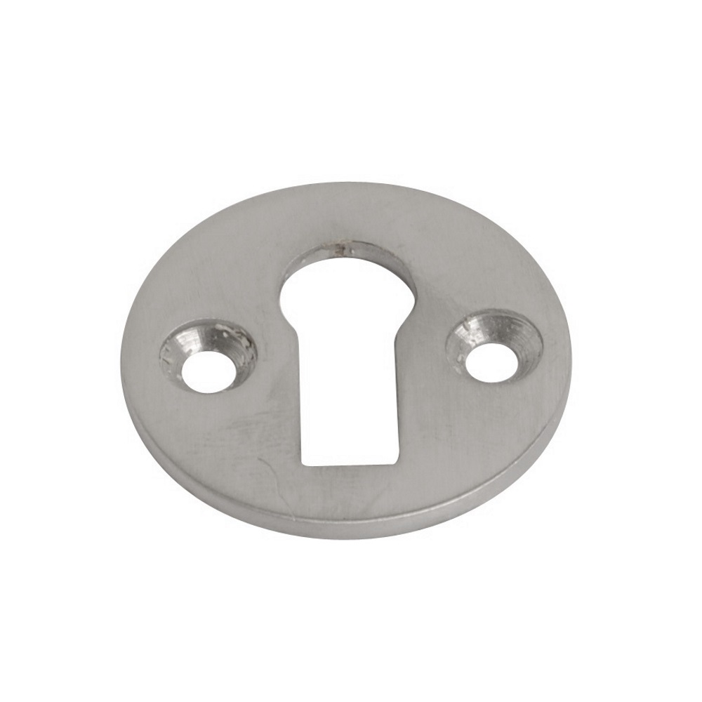 Victorian Escutcheon Open Satin Chrome 32mm (Retail Pack of 2)