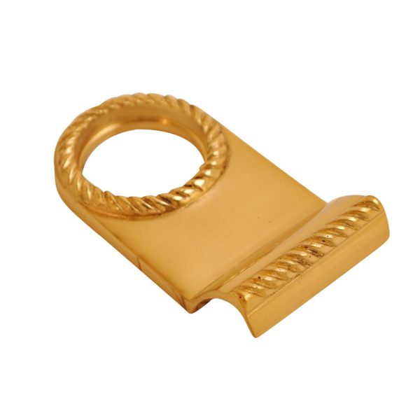 Georgian Cylinder Pull Polished Brass  (Retail Pack of 1)
