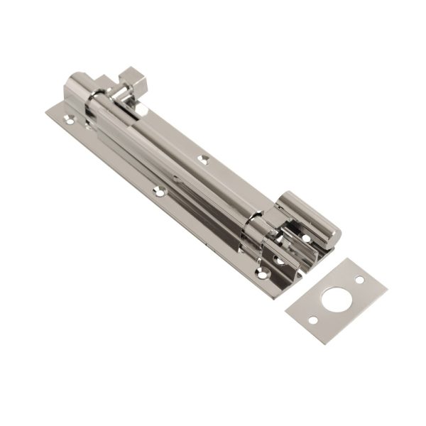 38mm Barrel Bolt Necked Chrome