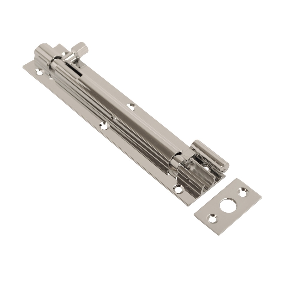 32mm Barrel Bolt Necked Chrome 200mm x 32mm