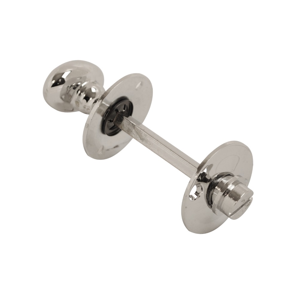 Thumbturn & Release Bathroom Lock Chrome  (Retail Pack of 1)