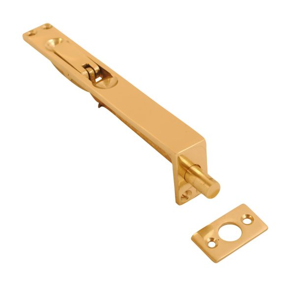 Contract Flush Bolt polished Brass (Retail Pack of 1)