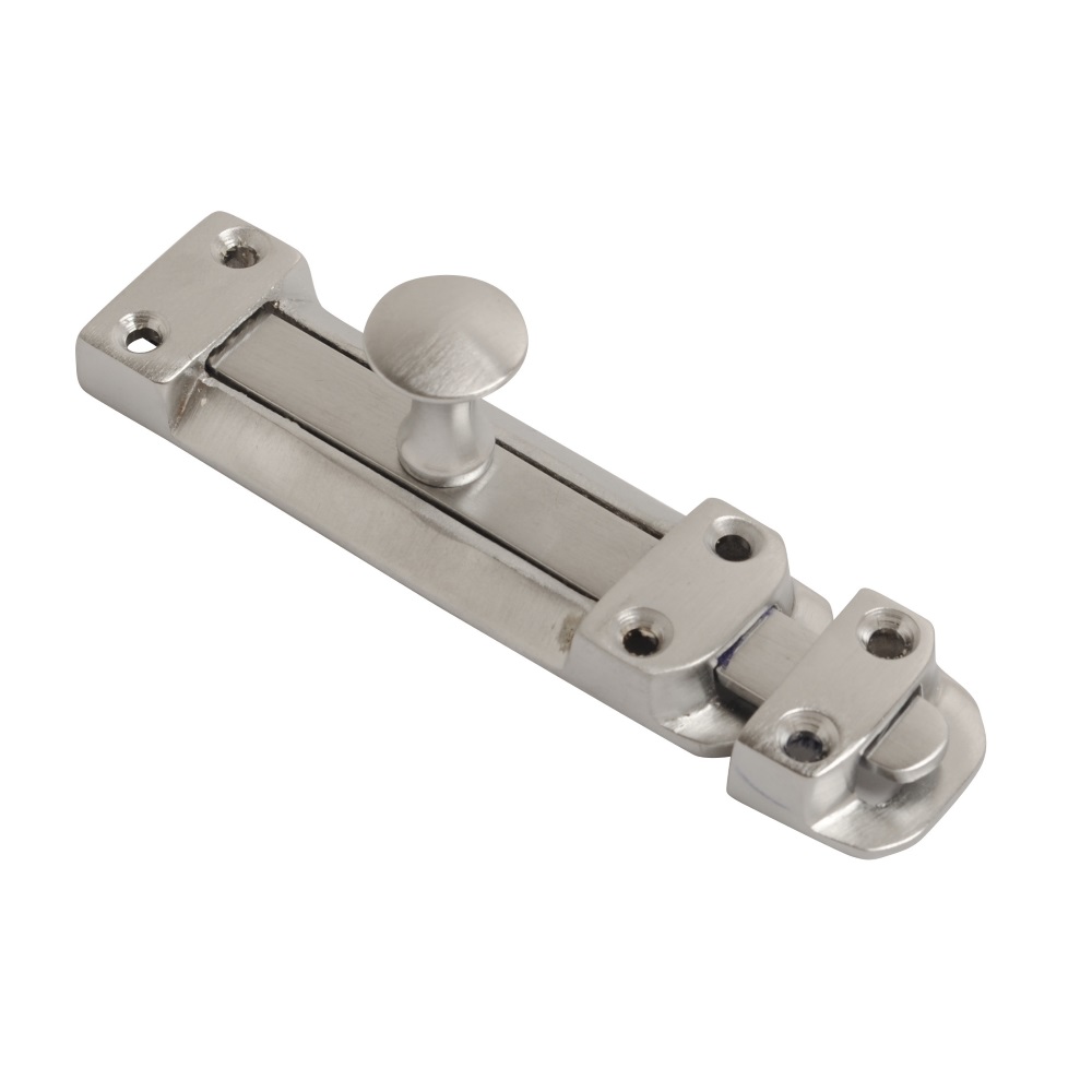 Surface Door Bolt Satin Chrome 150mm