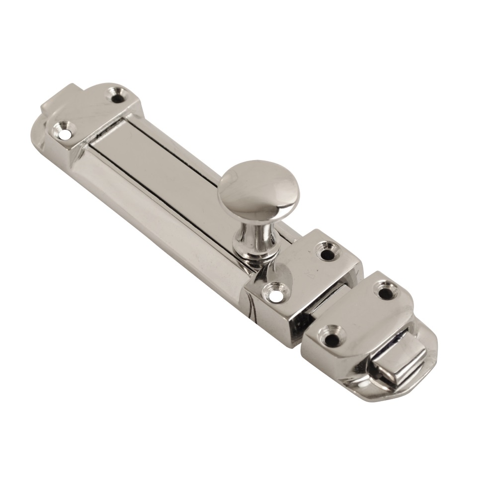 Surface Door Bolt Chrome 100mm