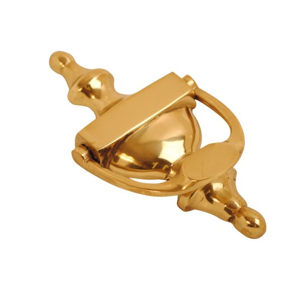 Victorian Urn Knocker Polished Brass 165mm (Retail Pack of 1)