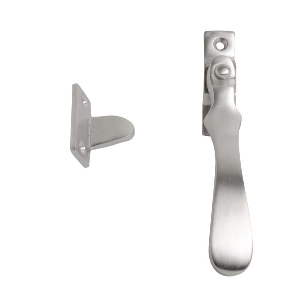 Victorian Wedge Fastener Satin Chrome 100mm