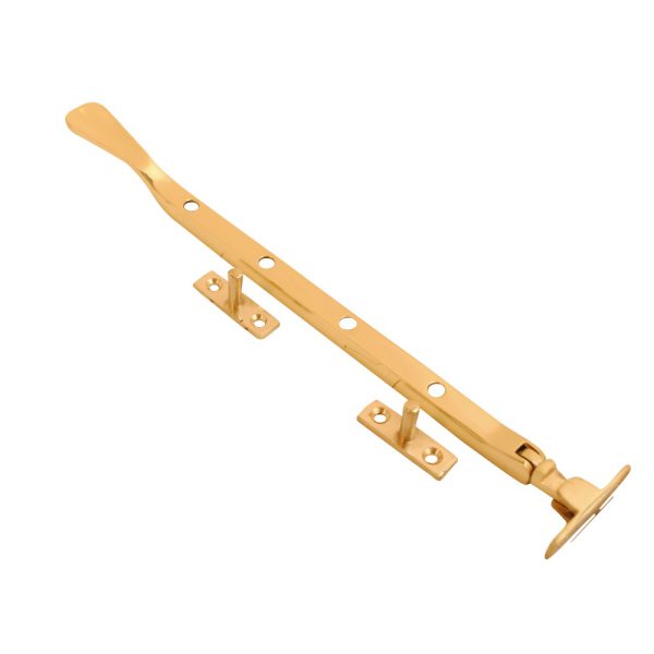 Victorian Casement Stay Brass 250mm (Retail Pack of 1)