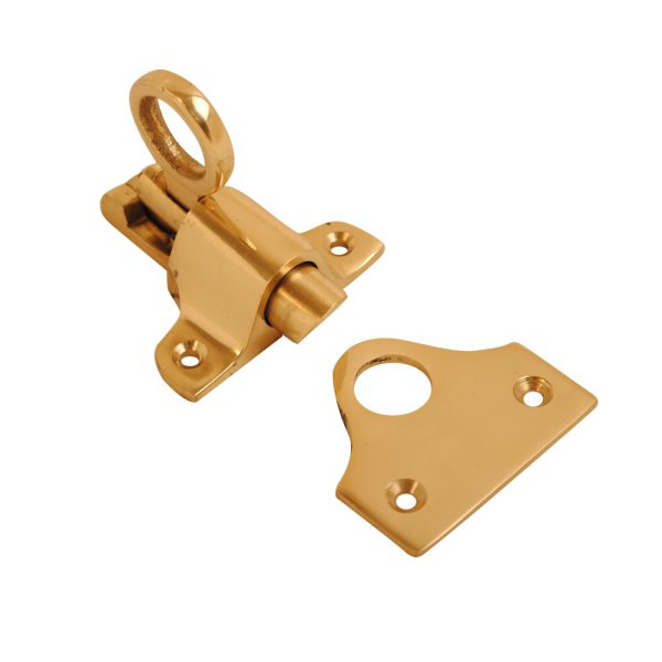 Ring Fanlight Catch Brass
