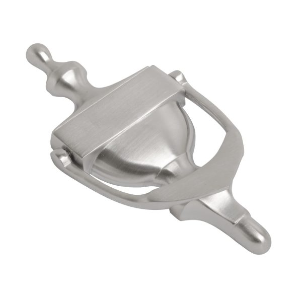 Victorian Urn Knocker Satin Chrome 165mm (Retail Pack of 1)