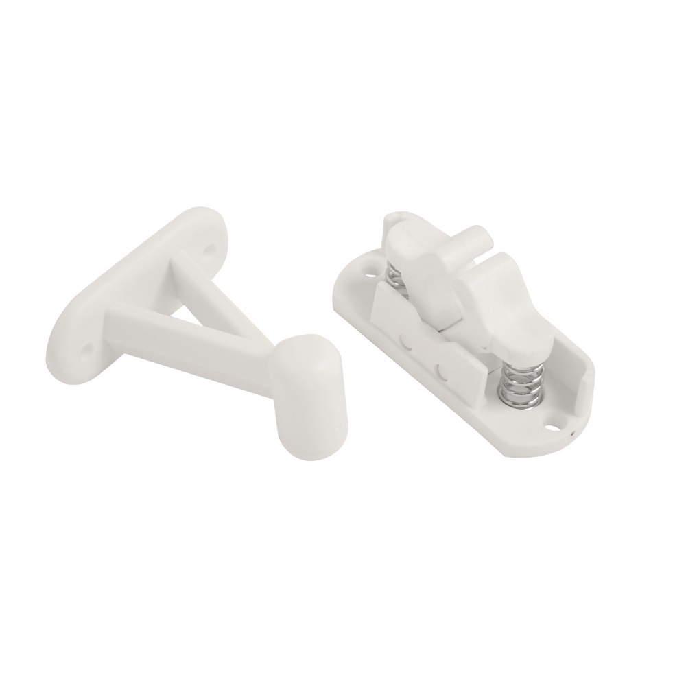 Spring Door Holder White 75mm