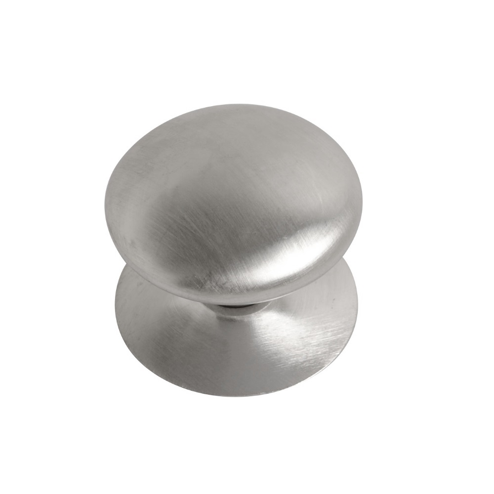 Victorian Cupboard Knob Satin Chrome 25mm