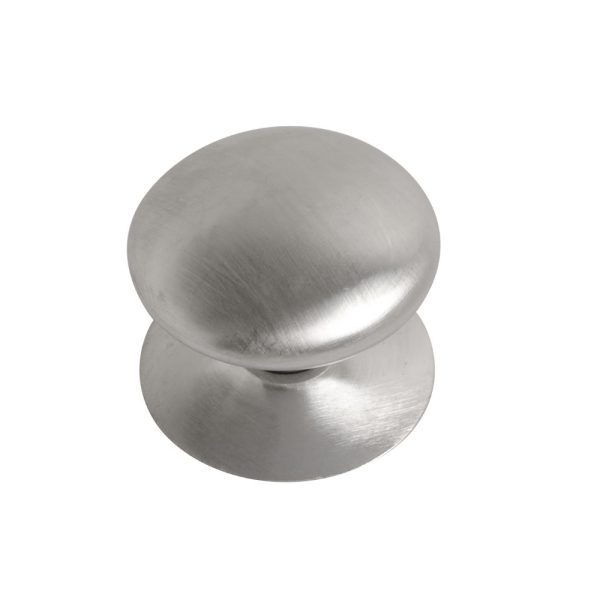 Victorian Cupboard Knob Satin Chrome (Retail Pack)