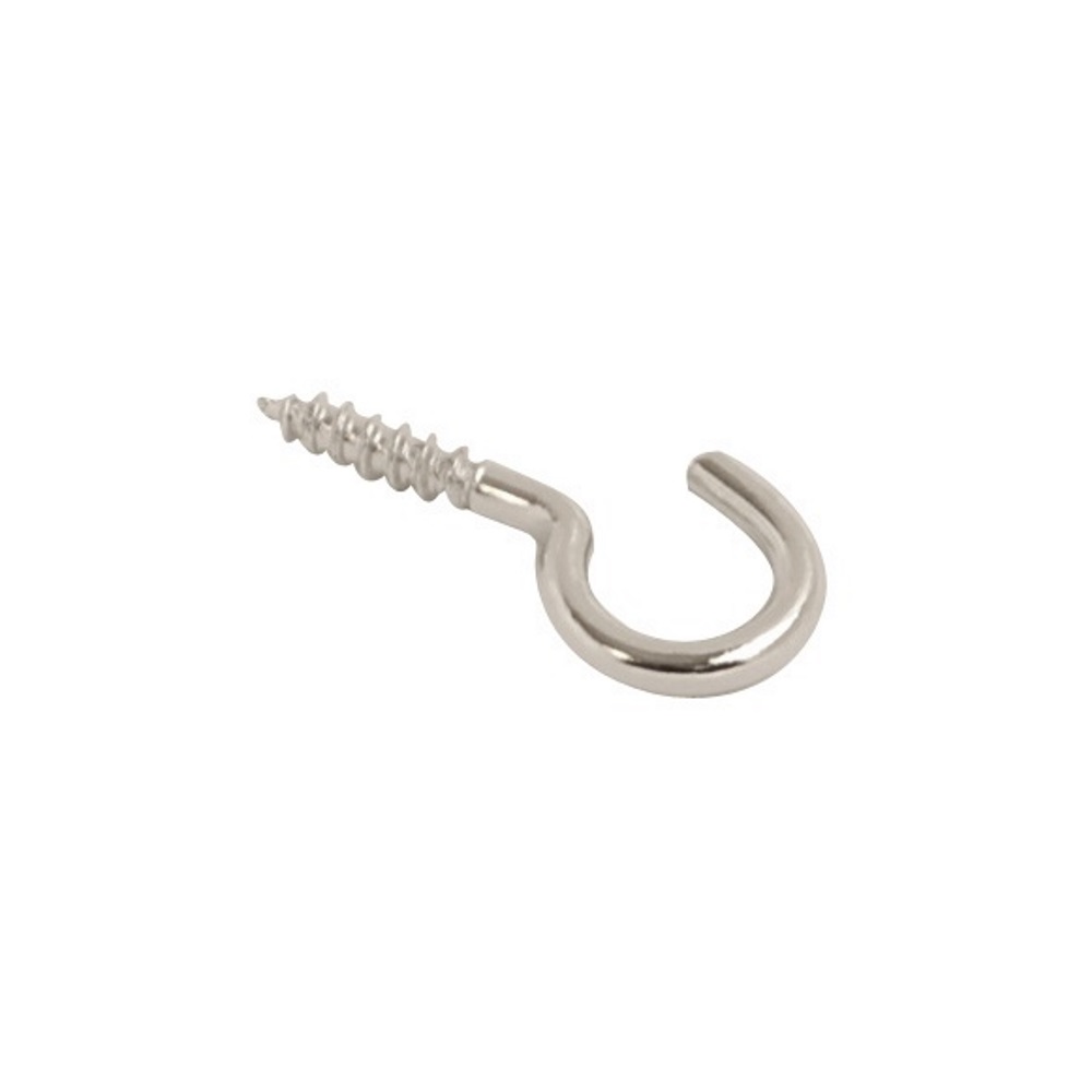 Steel Screw Hook BZP (Retail Pack of 3)