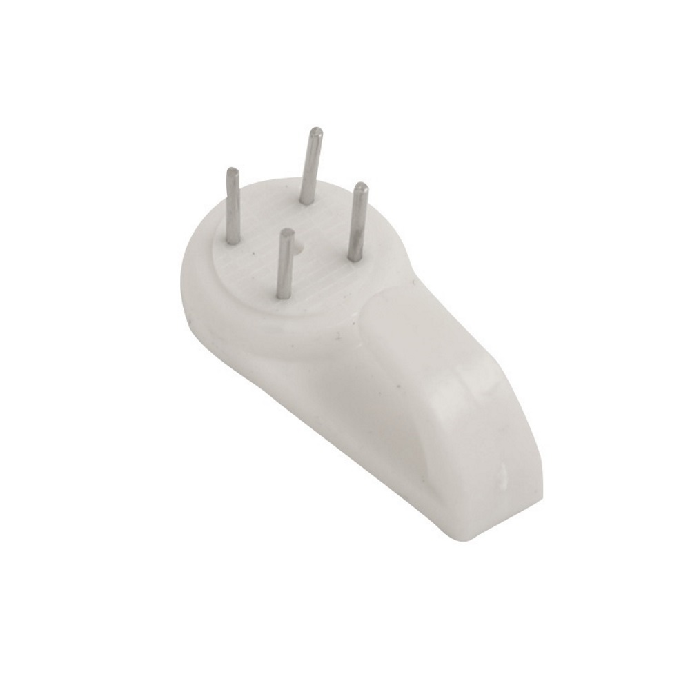 Hardwall Hook White 40mm (Retail Pack of 4)