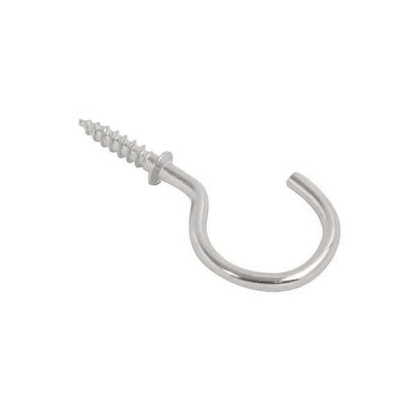 Shouldered Cup Hook BZP (Retail Pack)