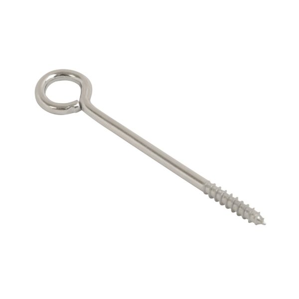 Steel Vine Eye BZP (Retail Pack of 3)
