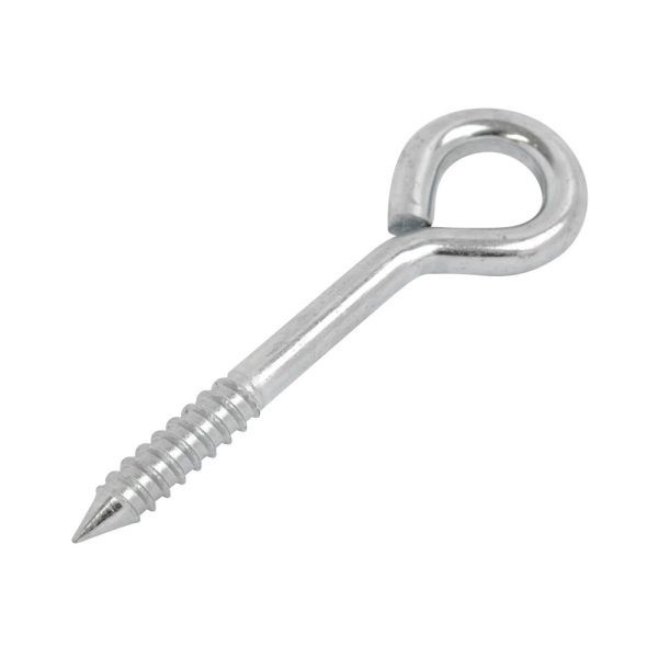 Steel Vine Eye Heavy Duty BZP 100x7.2mm