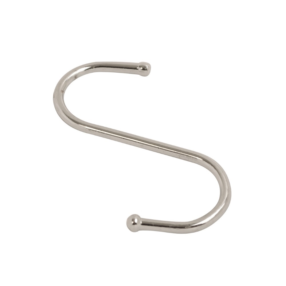 S Hook Ball End Chrome