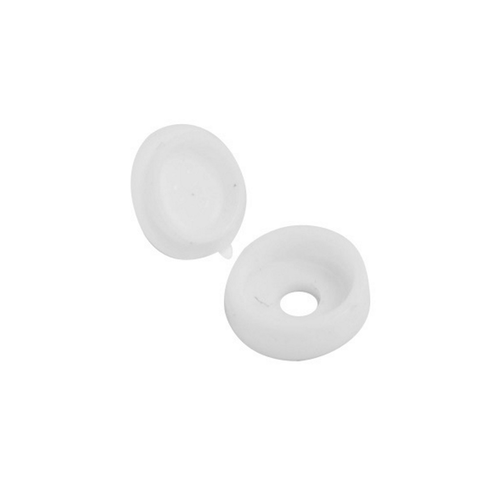 Hinged Screw Cover Cap White