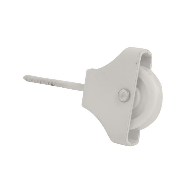 Single Pulley White 44mm (Retail Pack of 1)