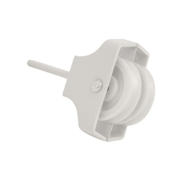 Double Pulley White 44mm (Retail Pack of 1)