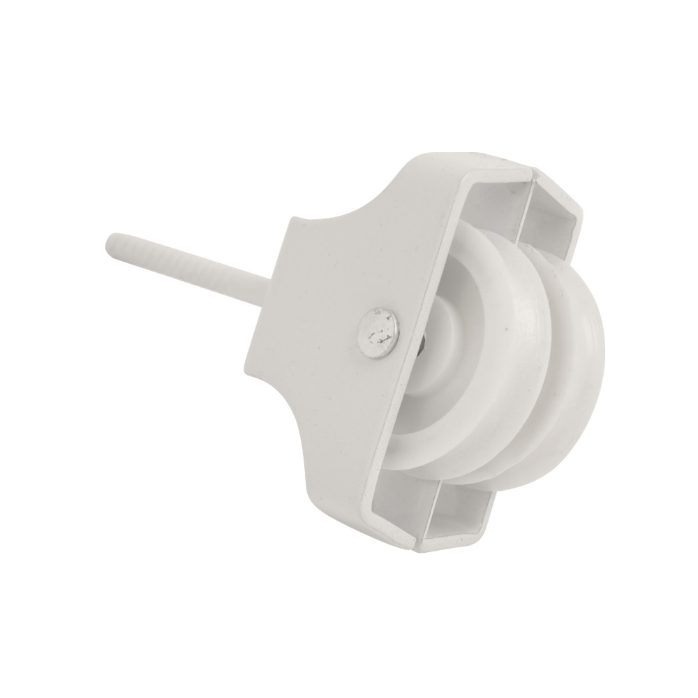 Double Pulley White 44mm (Retail Pack of 1)