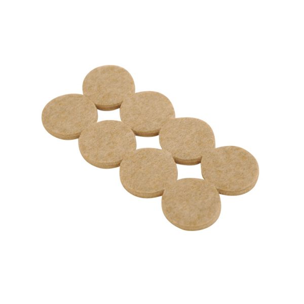 Felt Pads Beige 8pcs 25mm (Retail Pack of 8)