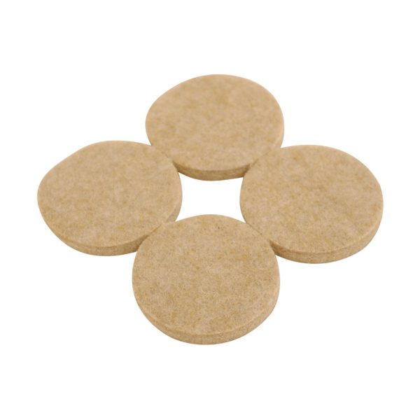 Felt Pads Beige 4pcs 40mm (Retail Pack of 4)