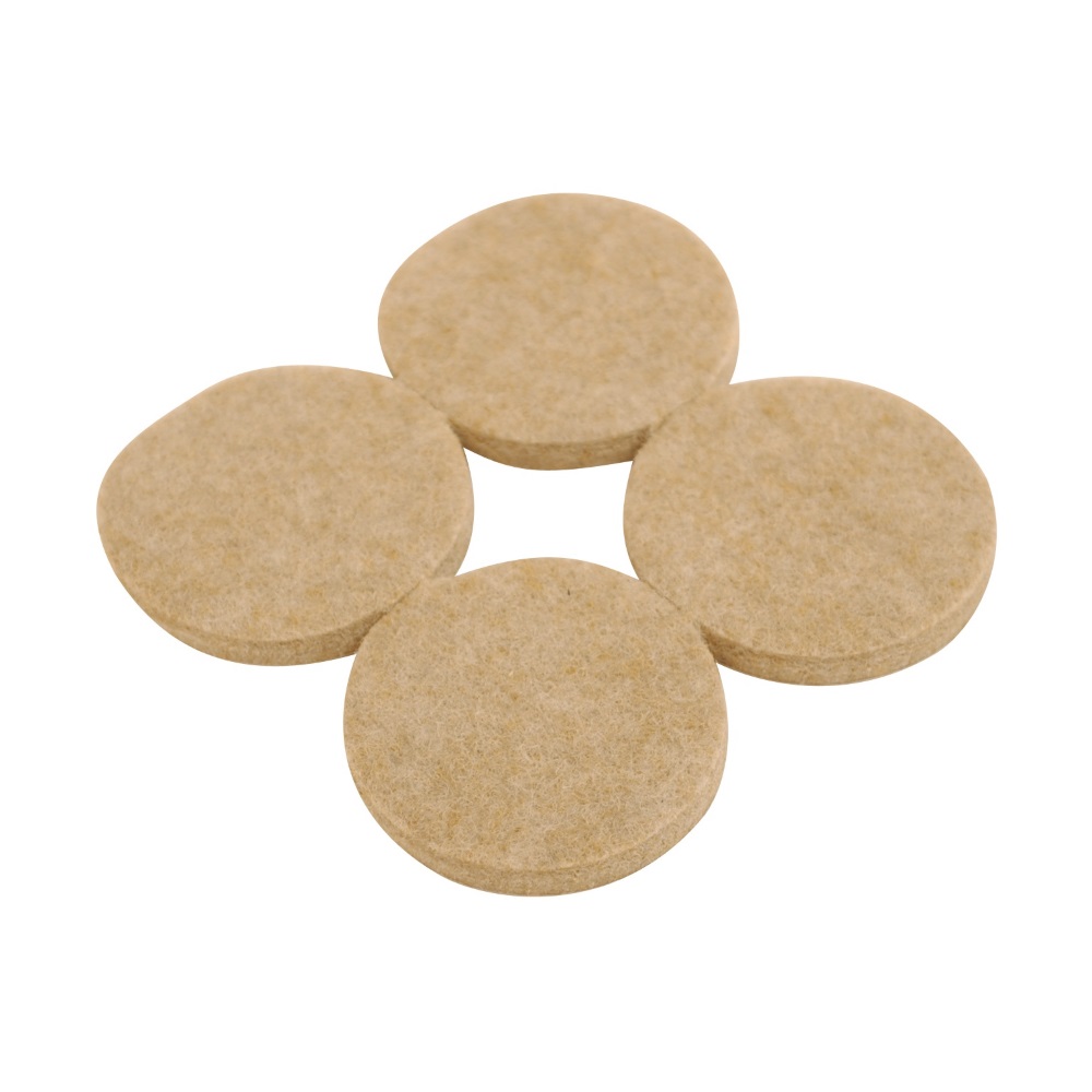 Felt Pads Beige 4pcs 40mm (Retail Pack of 4)