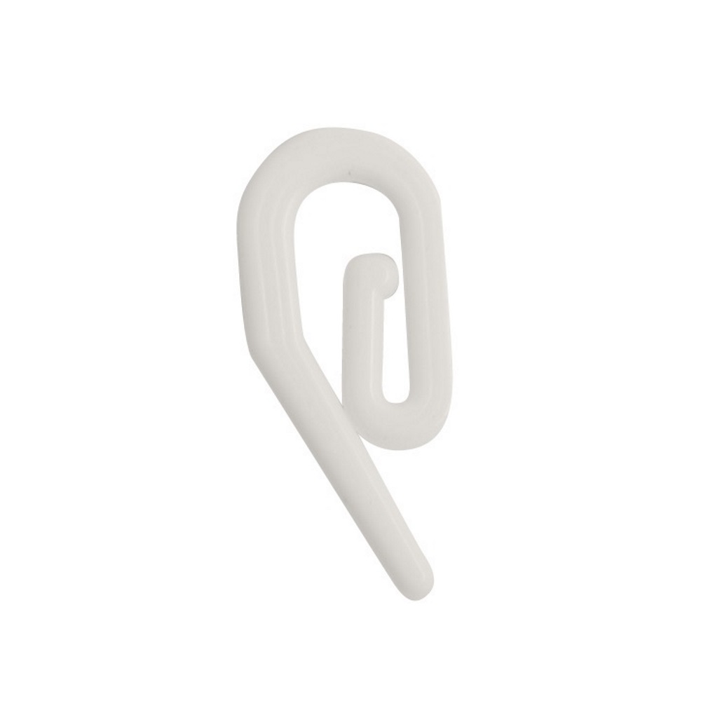 Curtain Hook Plastic White
