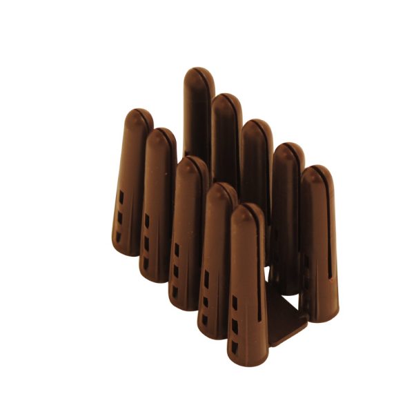 Wallplug Brown