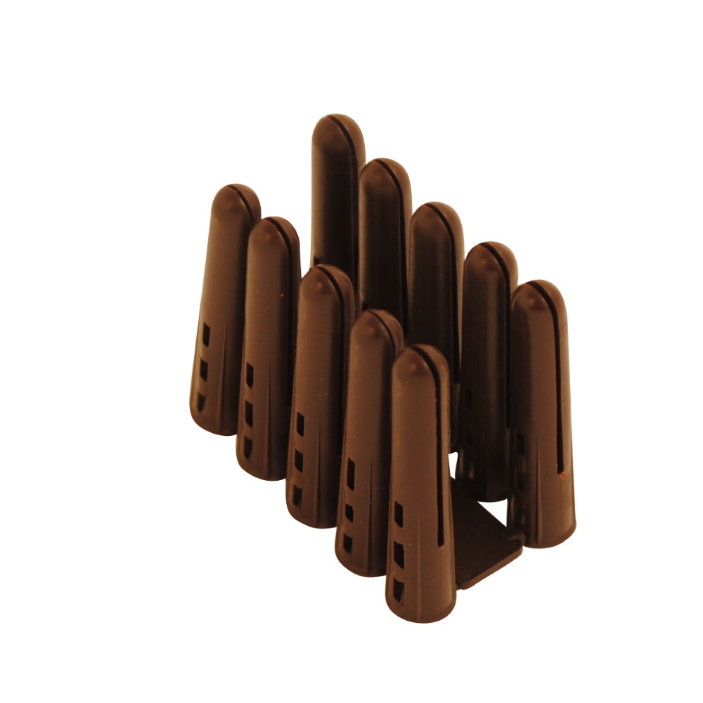 Wallplug Brown