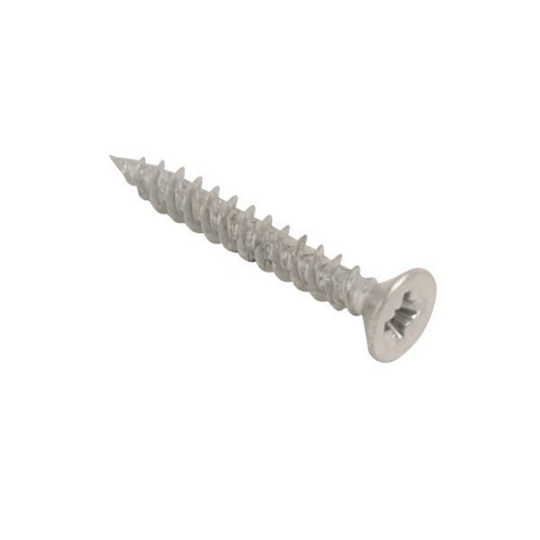 Wood screw T/Thread CSk Pozi BZP (Retail Pack)