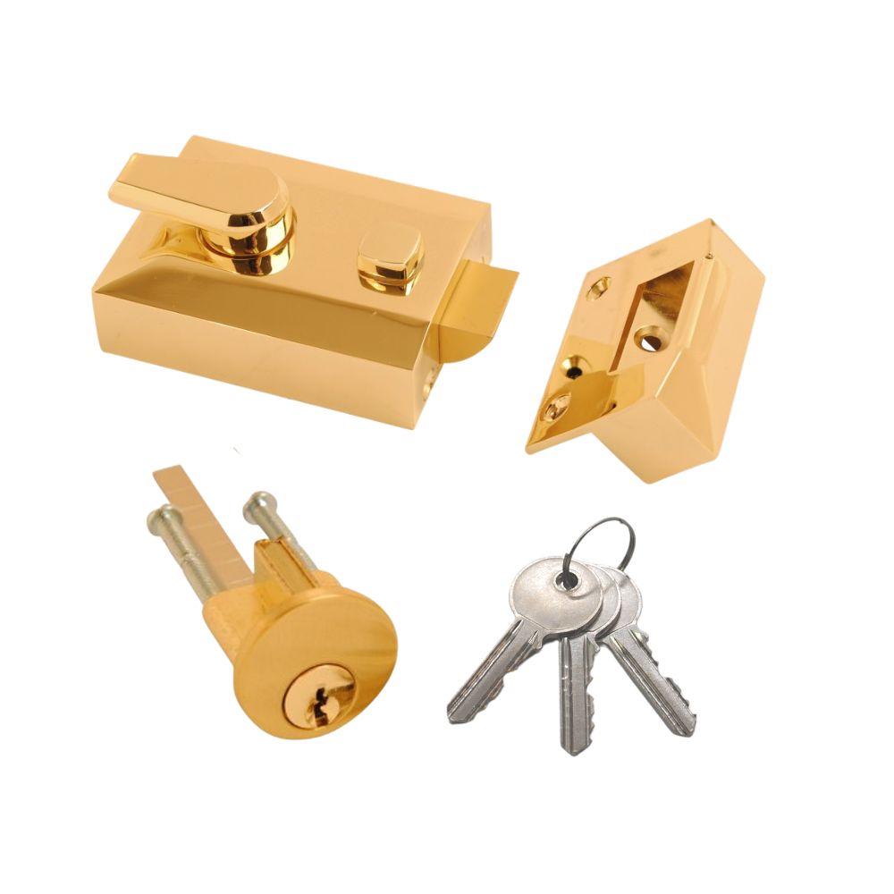 Nightlatch Standard Brass Boxed