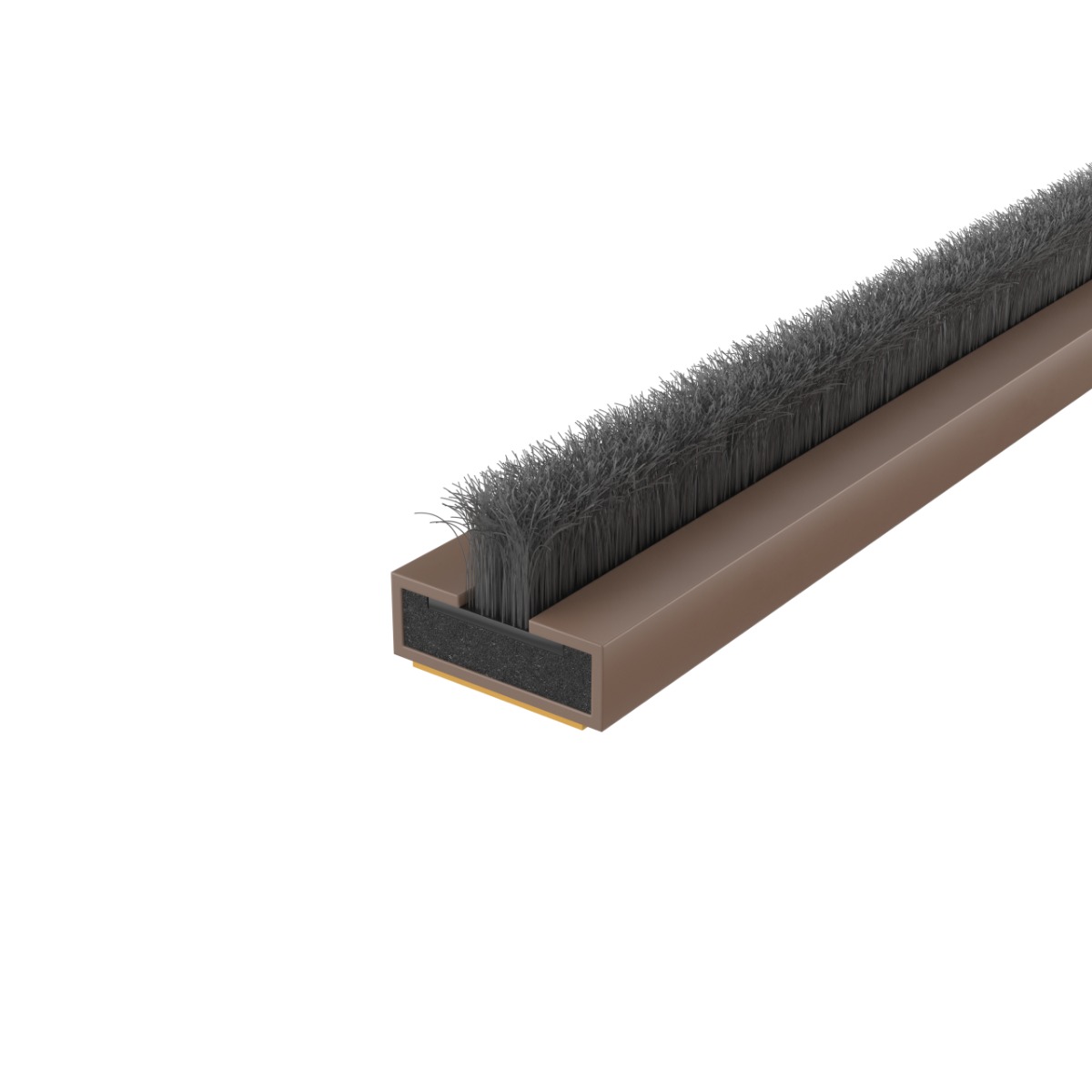 Intumescent Fire & Smoke Seal Brown 10mm x 4mm x 2.1m